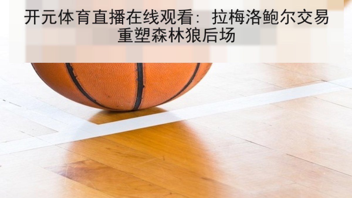 开元体育直播在线观看: 拉梅洛鲍尔交易重塑森林狼后场 开元体育直播在线观看: 拉梅洛鲍尔交易重塑森林狼后场